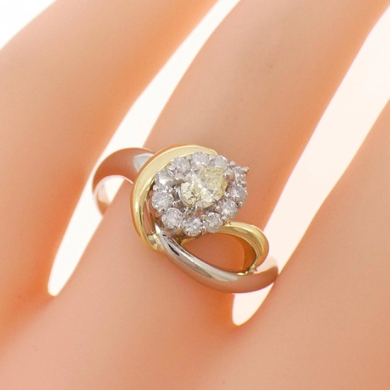 Nhẫn kim cương PT900/K18YG 0.50CT - Hàng hiệu Chính hãng 849673