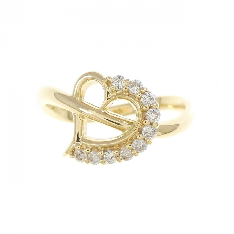 Nhẫn kim cương hình trái tim K18YG 0.16CT 669737