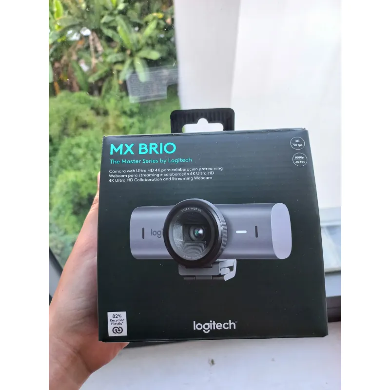 WEBCAM LOGITECH MX BRIO Ultra HD Xám Đen 738744