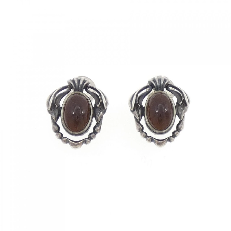 Khuyên tai Smoky Quartz George Jensen - Hàng hiệu Authentic 846069
