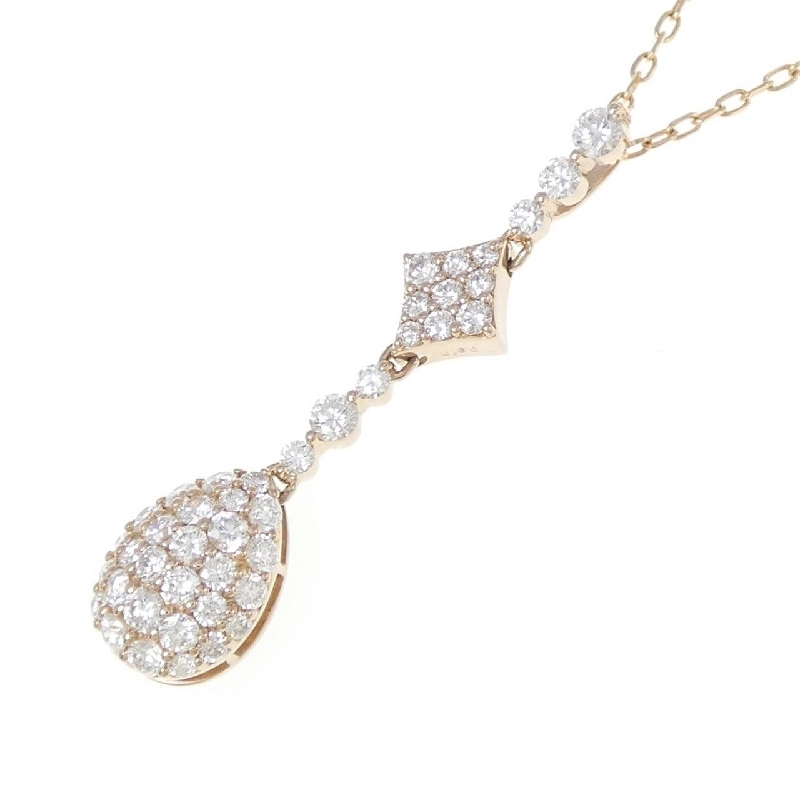 K18PG Dây chuyền kim cương 0.80CT - Hàng hiệu Chính hãng 846396