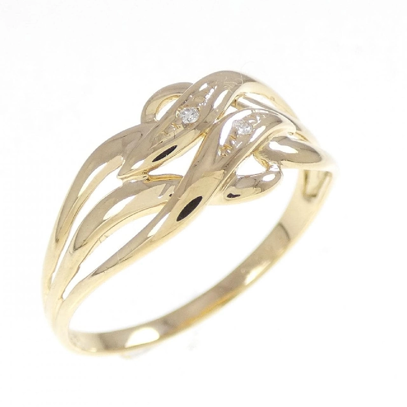 Nhẫn kim cương K18YG 0.013CT - Hàng hiệu Authentic 847223