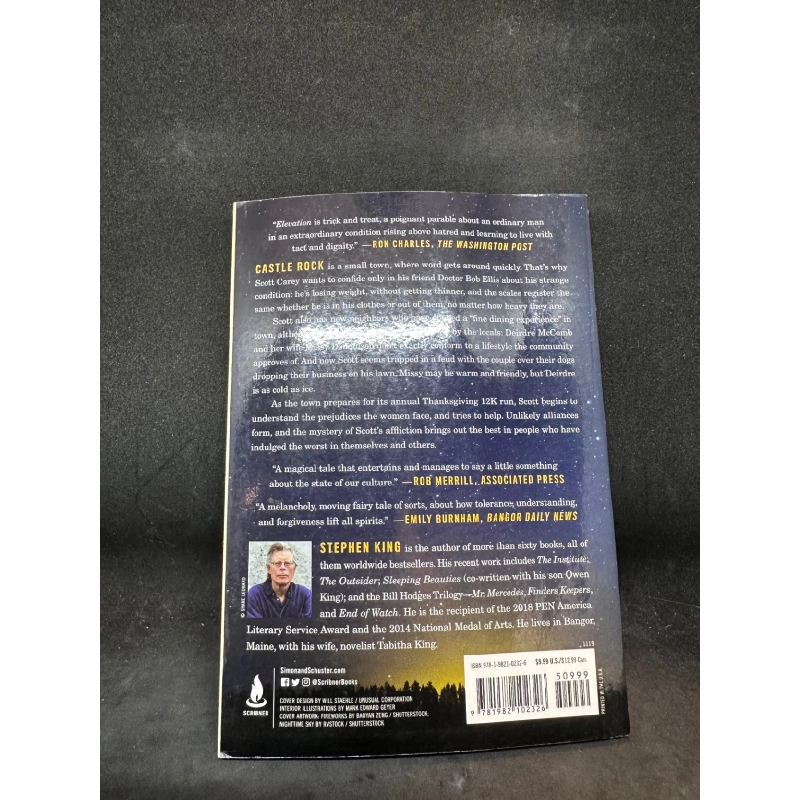 Elevation- Stephen King New 90% SBM1705 911322