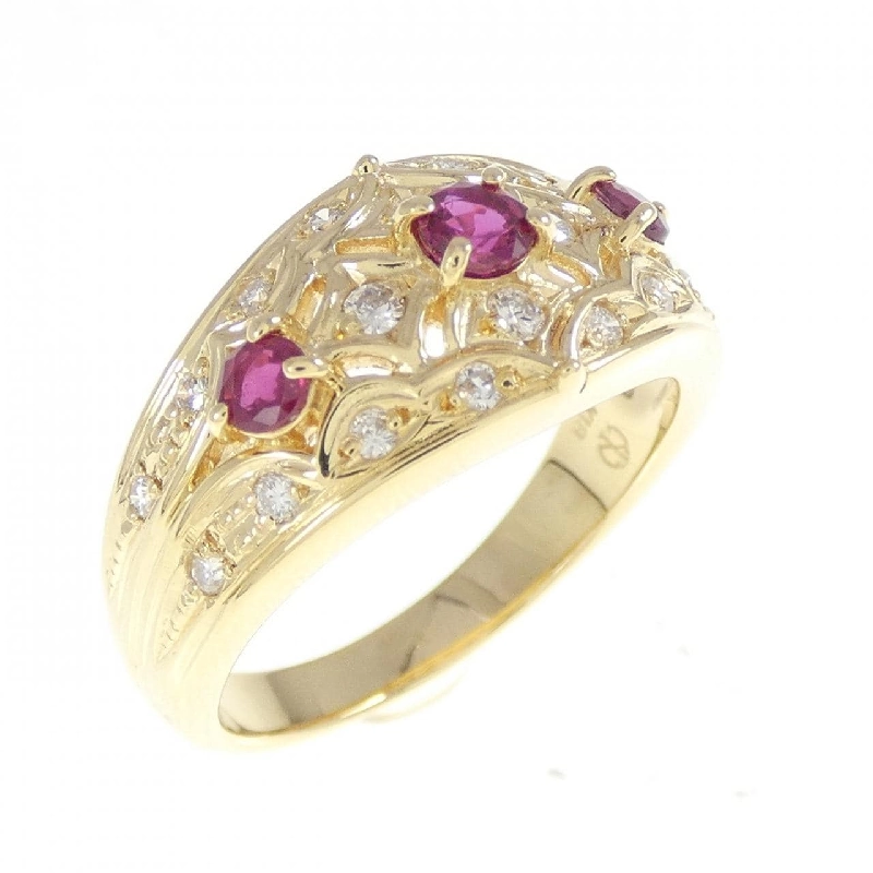 Nhẫn Ruby K18YG 0.41CT - Hàng hiệu Chính hãng 855816