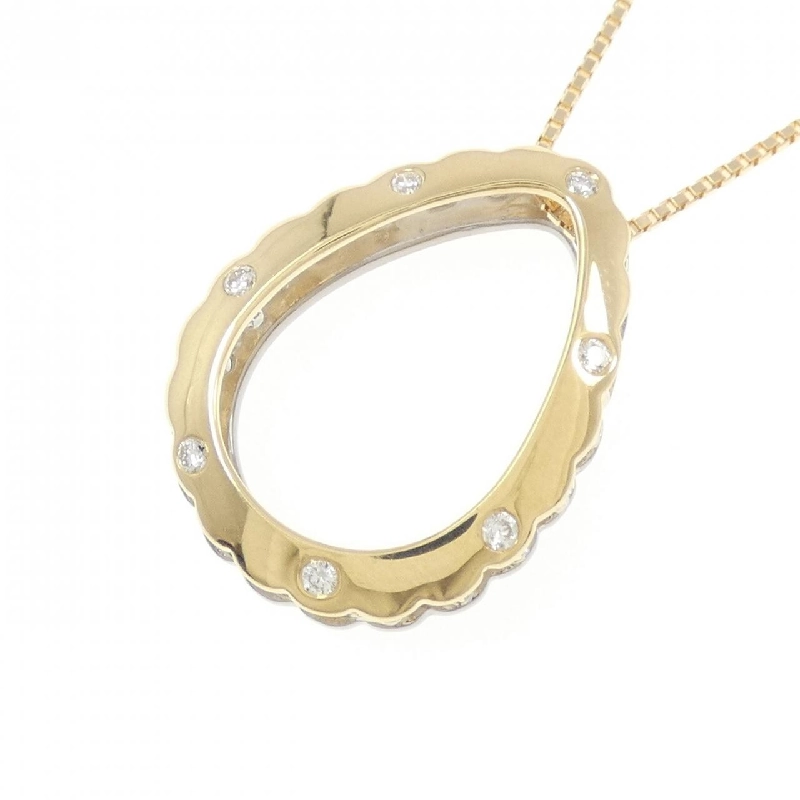 Dây chuyền kim cương K18YG/K18WG 0.21CT - Hàng hiệu Chính hãng 858463