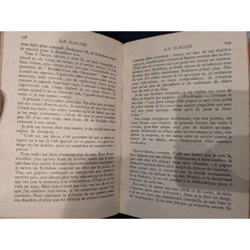 La nousée - J.P.Sartre 602699