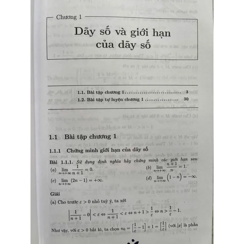 BÀI TẬP GIẢI TÍCH I 759968