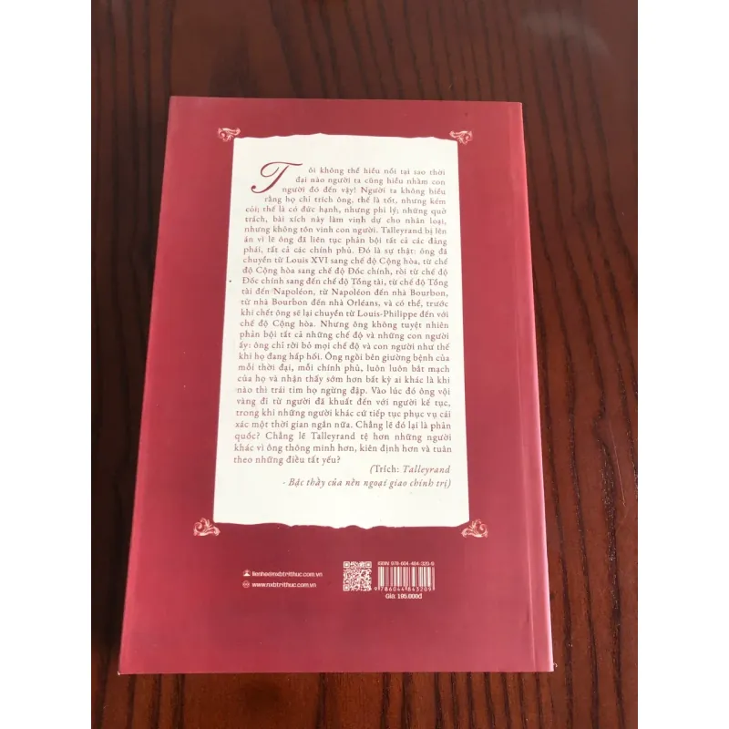 Talleyrand - Bậc thầy của nền ngoại giao chính trị 748042