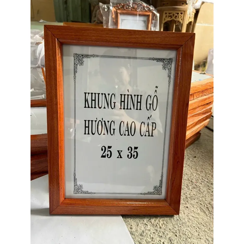Khung Hình Gỗ Hương Cao Cấp 20 x 30cm và 25 x 35cm 750932