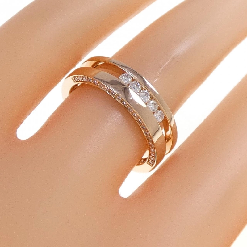 Nhẫn kim cương K18PG 0.22CT 671127