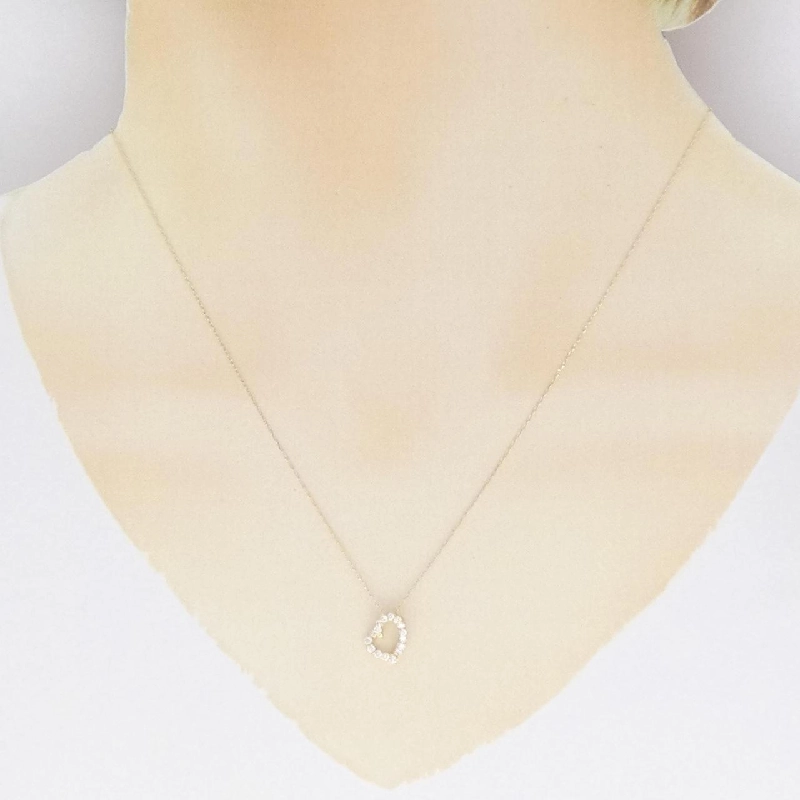 K18YG Dây chuyền kim cương hình trái tim 0.20CT - Hàng hiệu Chính hãng 863288