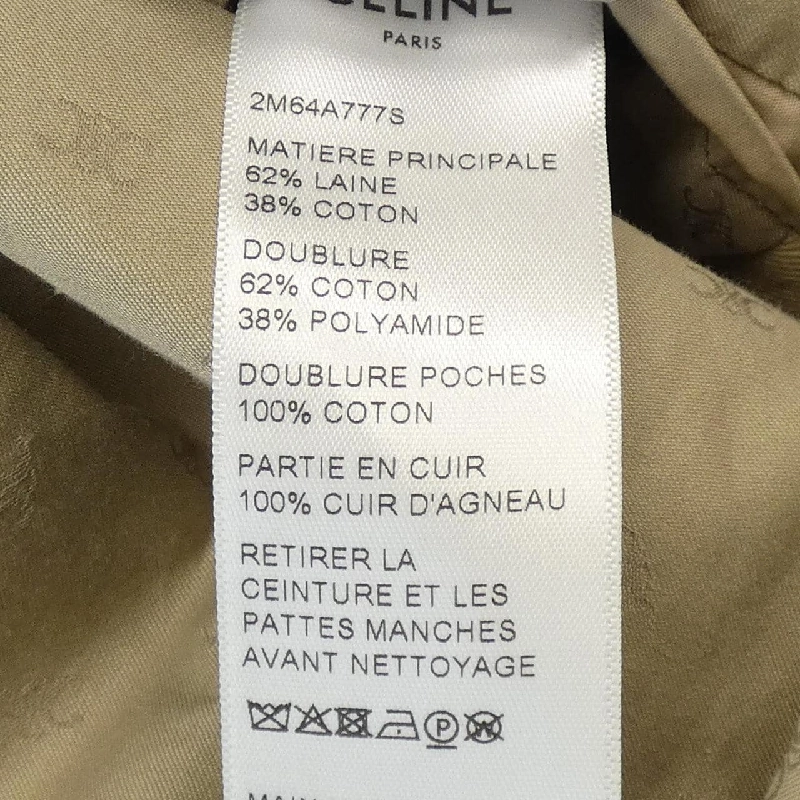 【Mã giảm giá】Áo khoác trench CELINE 642404