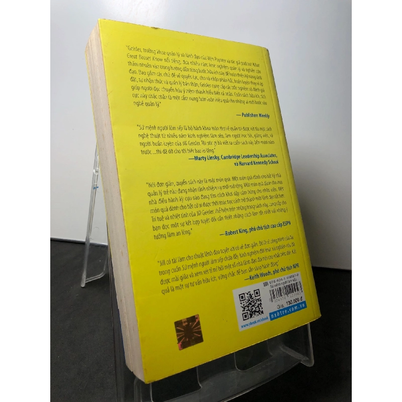 Sứ mệnh người làm sếp hài hoà công việc và cuộc sống cho nhân viên 2015 mới 80% ố nhẹ Jill Geisler HPB0709 QUẢN TRỊ 924067