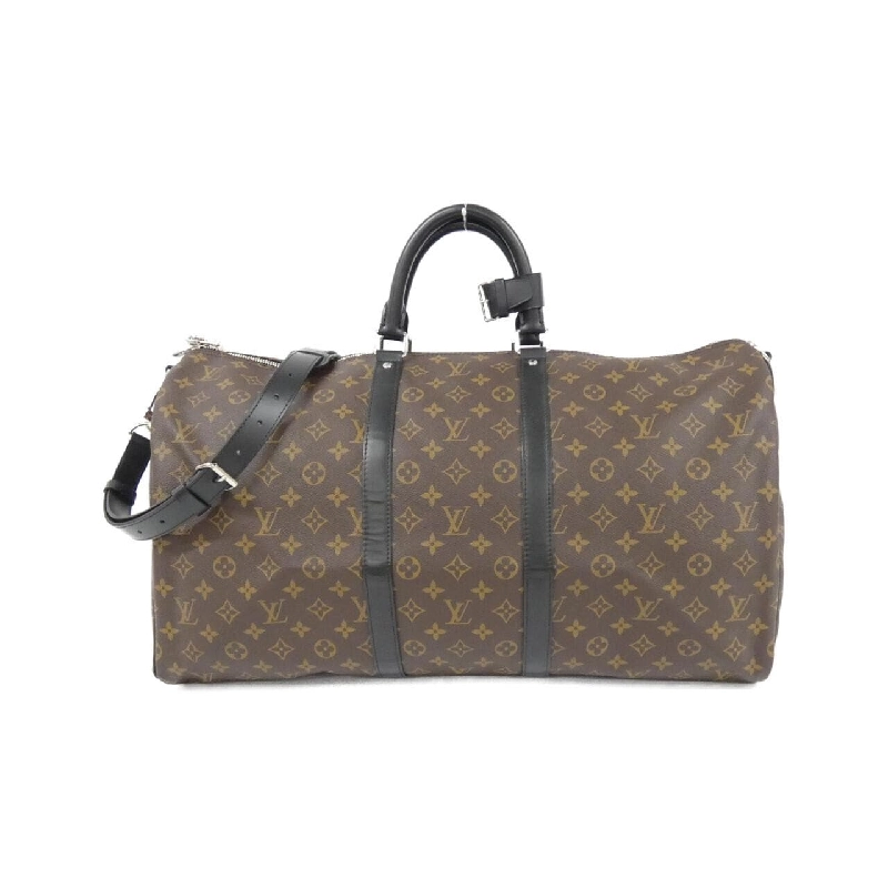 Túi du lịch Louis Vuitton Monogram Macassar Keepall Bandoulière 55cm M56714 614190