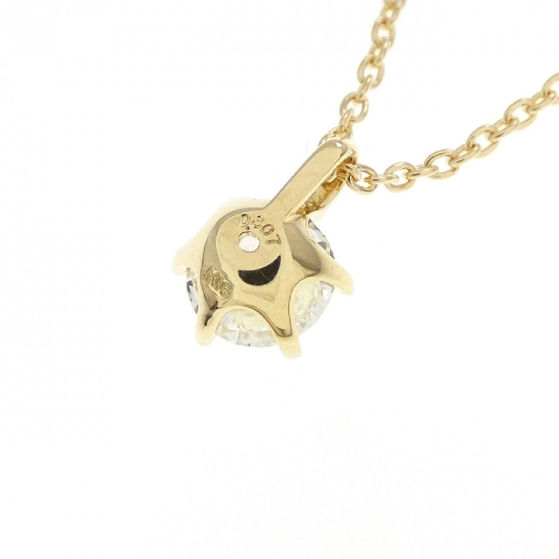 K18YG Dây chuyền kim cương 0.307CT H SI1 EXT H＆C - Hàng hiệu Chính hãng 874186