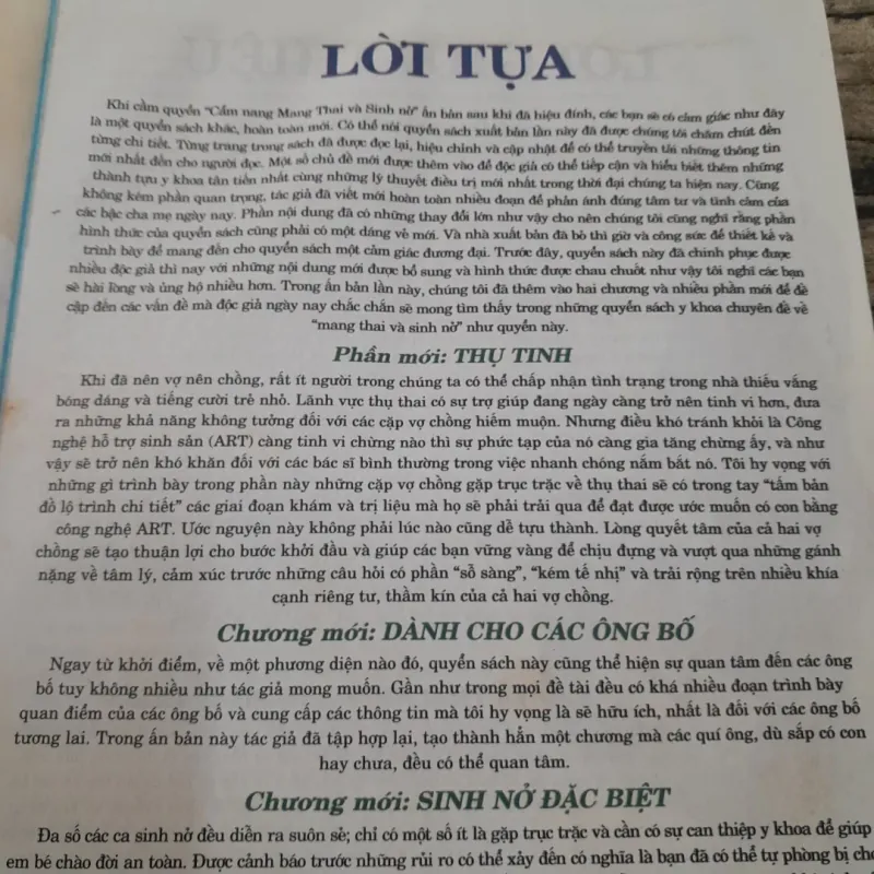Cẩm nang MANG THAI VÀ SINH CON.Tg. Bác sỹ Miriam Stoppard MD MRCP. BD Bác sỹ Ng. Lân Đính. 783644