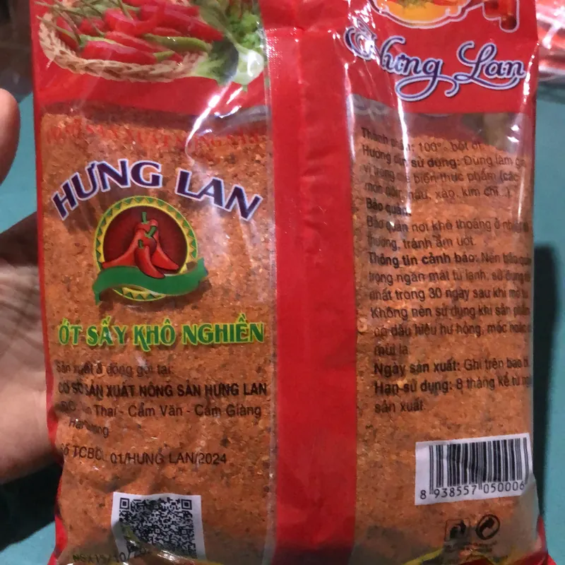 ớt sấy khô nghiền HƯNG LAN 694501