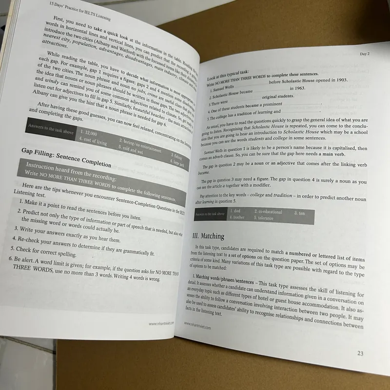 15 Day's Practice for Ielts Listening 732254