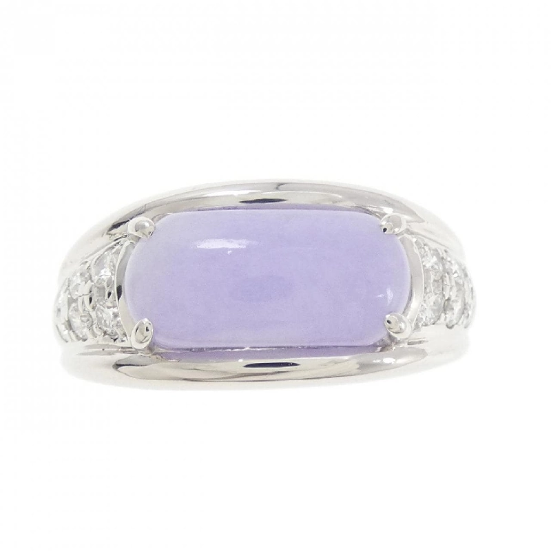 Nhẫn ngọc bích lavender PT900 2.87CT 666467