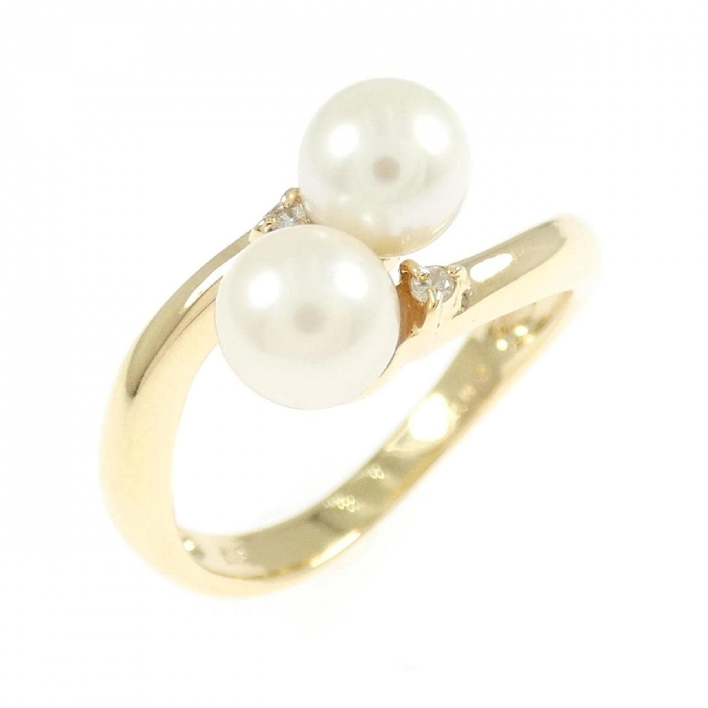 Nhẫn ngọc trai Akoya K18YG - Hàng hiệu Authentic 855503