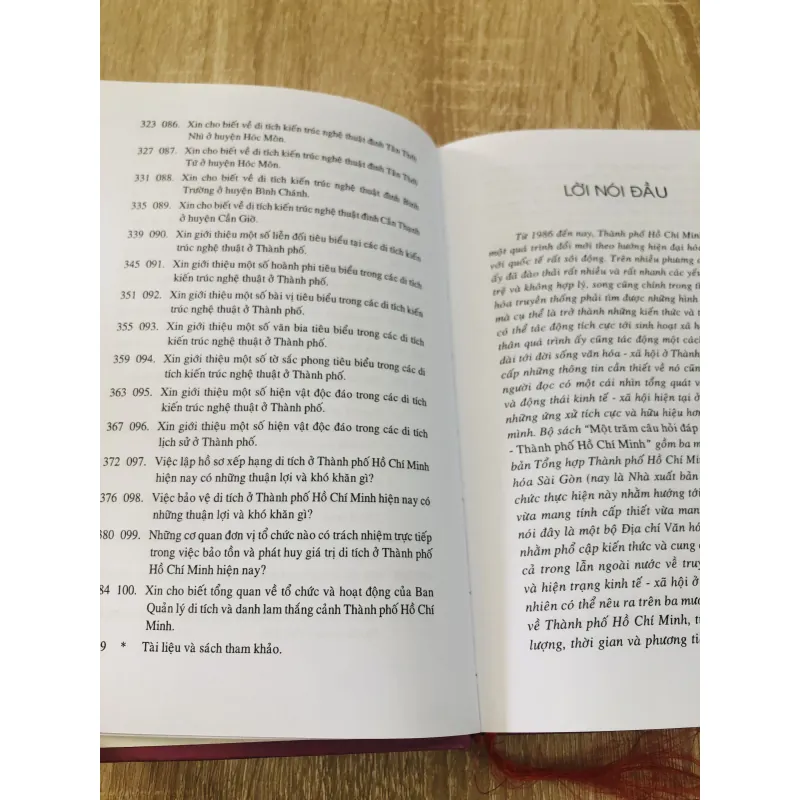 DI TÍCH LỊCH SỬ - VĂN HOÁ Ở THÀNH PHỐ HỒ CHÍ MINH  1006340