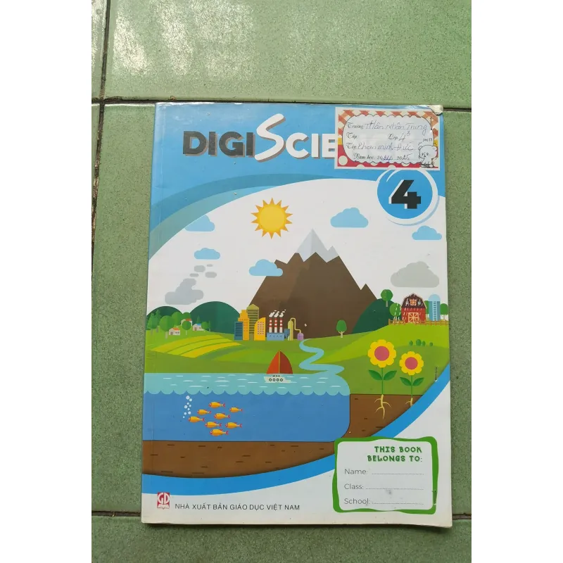 [Sách tiếng Anh tăng cường lớp 4] Digi Science - NXB Giáo Dục  1022134