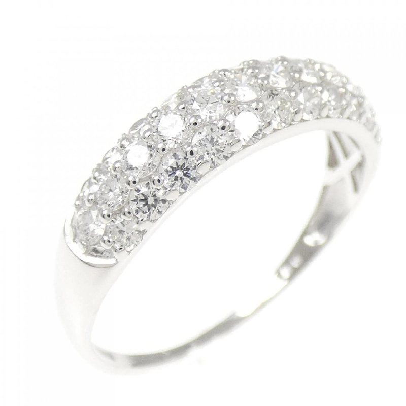 Nhẫn kim cương Pavé K18WG 1.00CT 665779