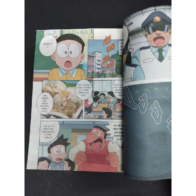 Doraemon movie story màu Nobita và vùng đất lý tưởng trên bầu trời Fujiko F Fujio mới 80% tróc bìa, ẩm nhẹ, cong bìa 2024 HCM.ASB0611 408403