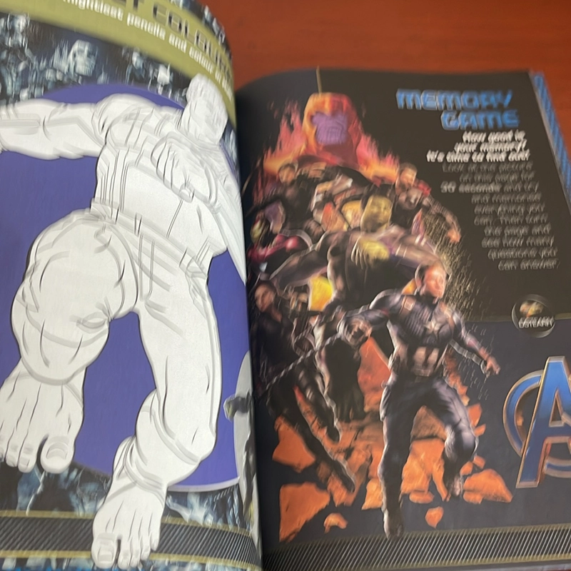 PICTURE BOOK Avengers endgame Mask & puzzle book 534287