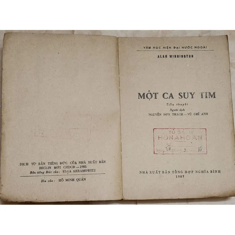 Tiểu thuyết MỘT CA SUY TIM | Alan Winnington 719075