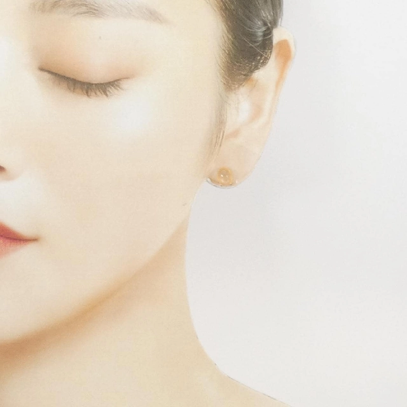 K18YG Đá mặt trăng Bông tai - Hàng hiệu Chính hãng 869791