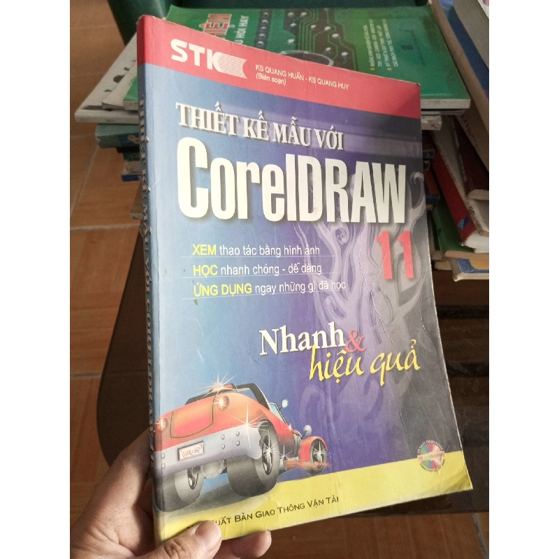 (Sách cũ SCGR) Thiết kế mẫu với CorelDraw 11 - Quang Huy 2003 VAVO-A2 Blogmeo090426 1014505