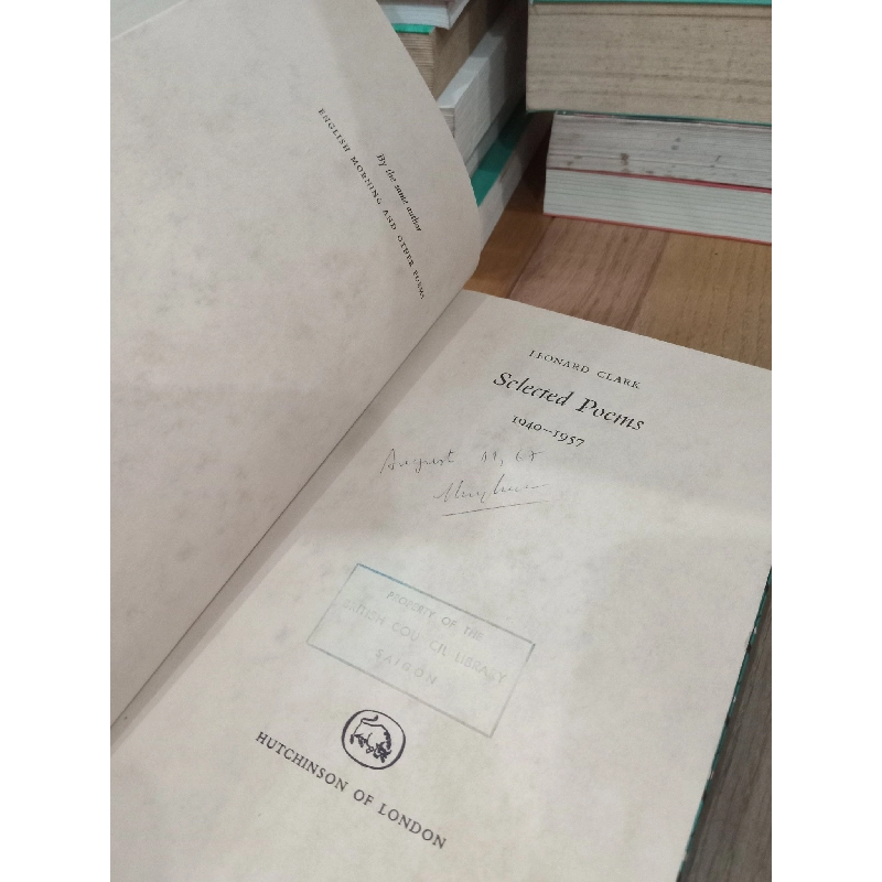 Selected poems 1940-1957 - Leonard Clark 736218