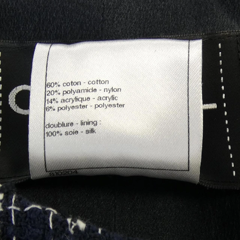 Jacket không cổ CHANEL P47749W05458 627760