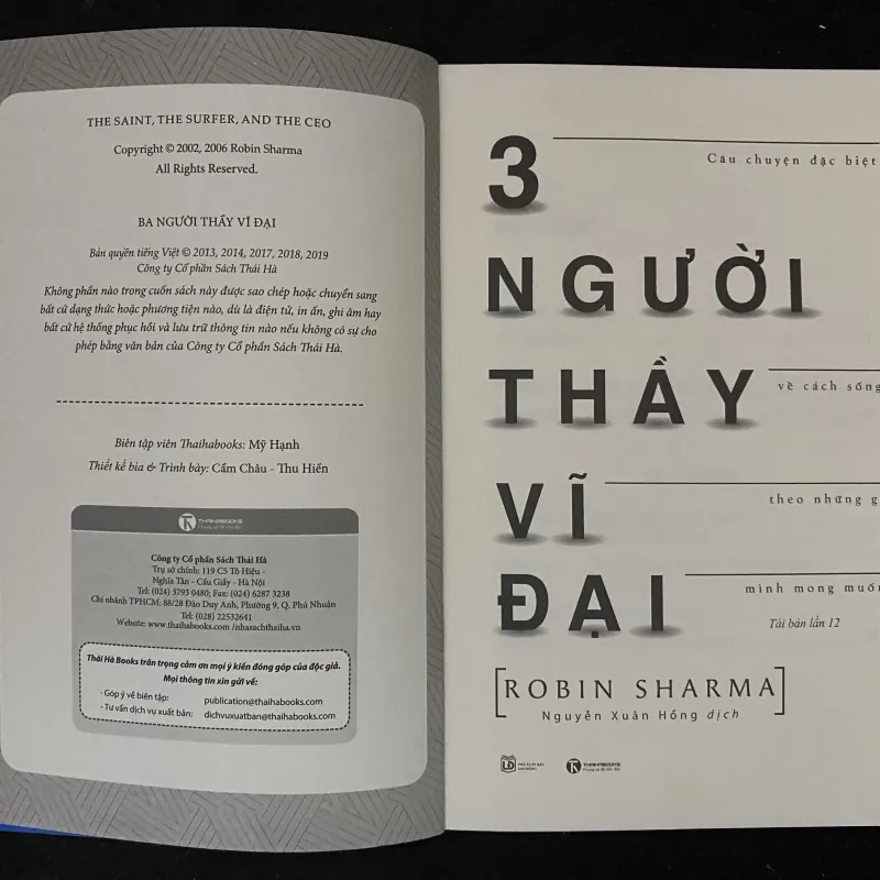 3 Người Thầy Vĩ Đại- Robin Sharma.   1036264