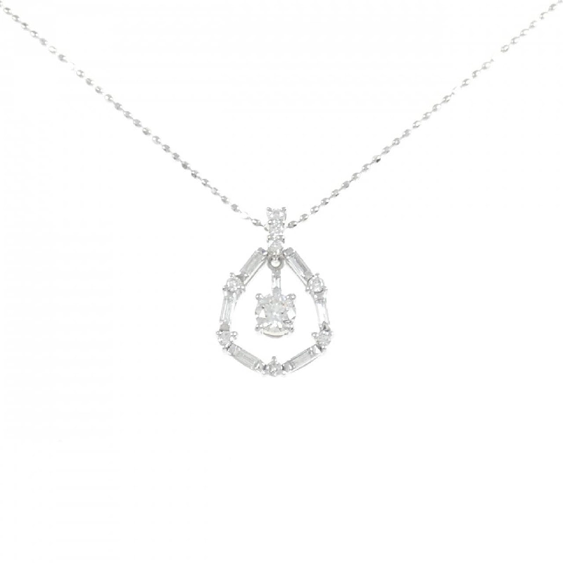 K18WG Dây chuyền kim cương 0.19CT - Hàng hiệu Chính hãng 859851