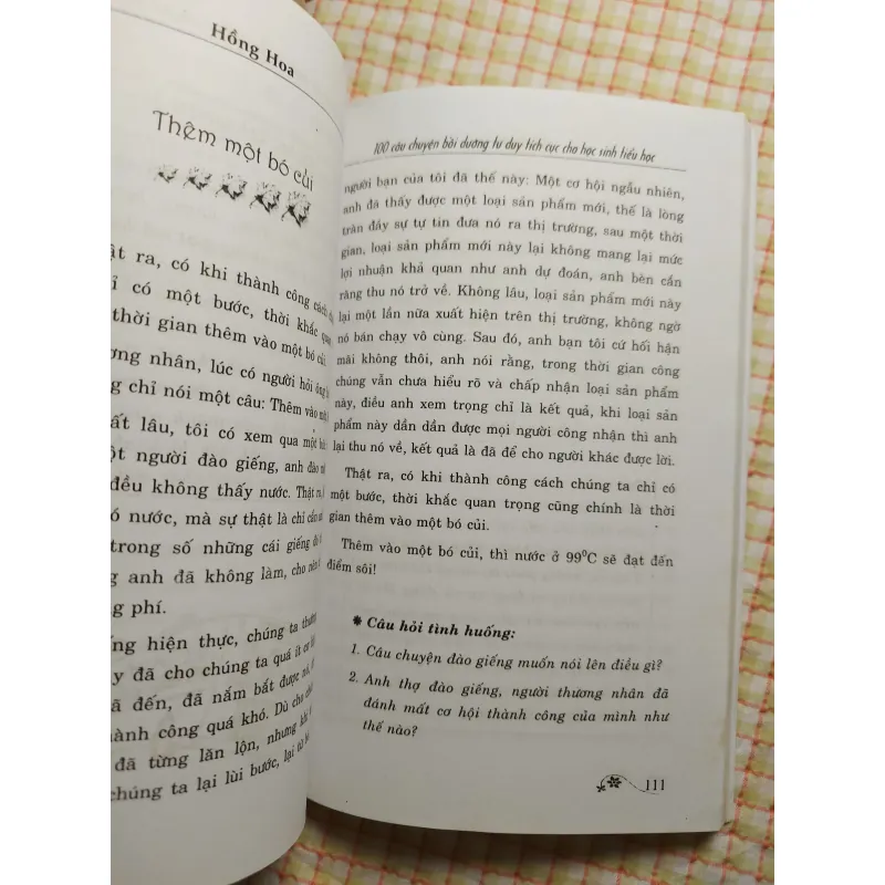 100 CÂU CHUYỆN BỒI DƯỠNG TƯ DUY TÍCH CỰC  CHO HỌC SINH TIỂU HỌC 763821