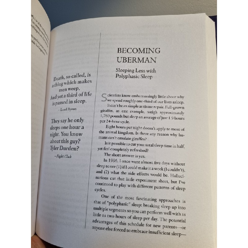 THE 4-HOUR BODY : An Uncommon Guide To Rapid Fat-loss, Incredible Sex, And Becoming Superhuman - Timothy Ferrriss 193794