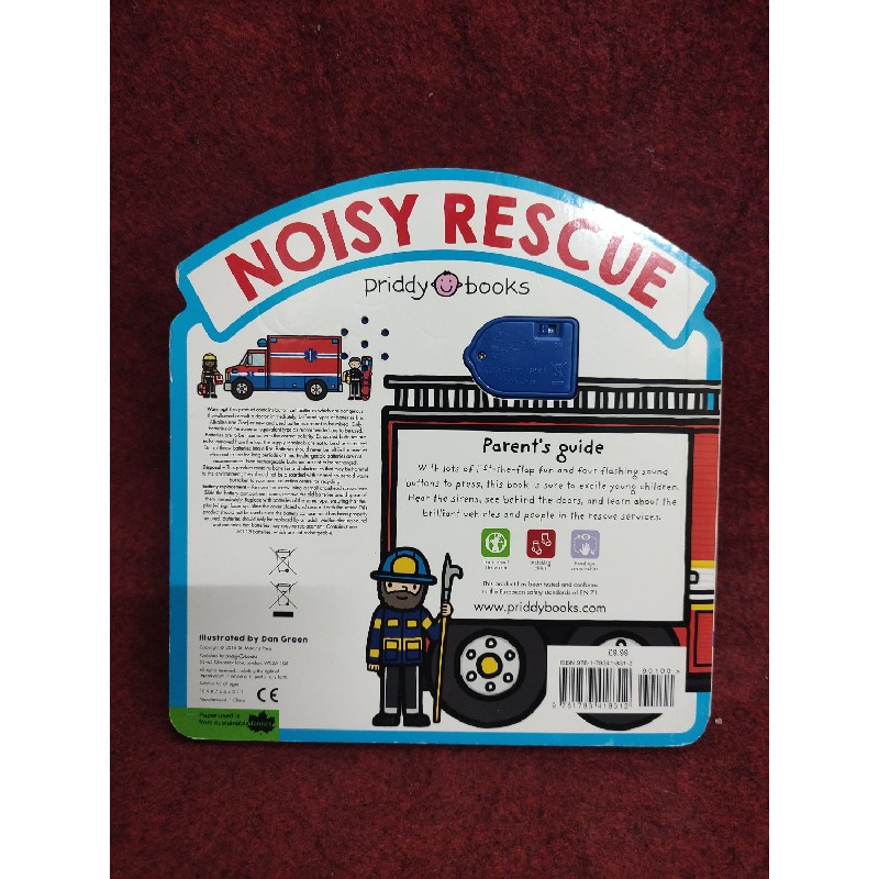 Noisy Rescue - priddy book mới 90% 134329