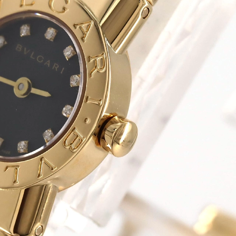 Bulgari Bulgari Bulgari Tubogas YG 12P Kích thước L BB192TG YG Quartz - Hàng hiệu Chính hãng 875688