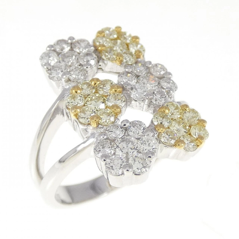 Nhẫn kim cương K18WG/K18YG 1.50CT 673101