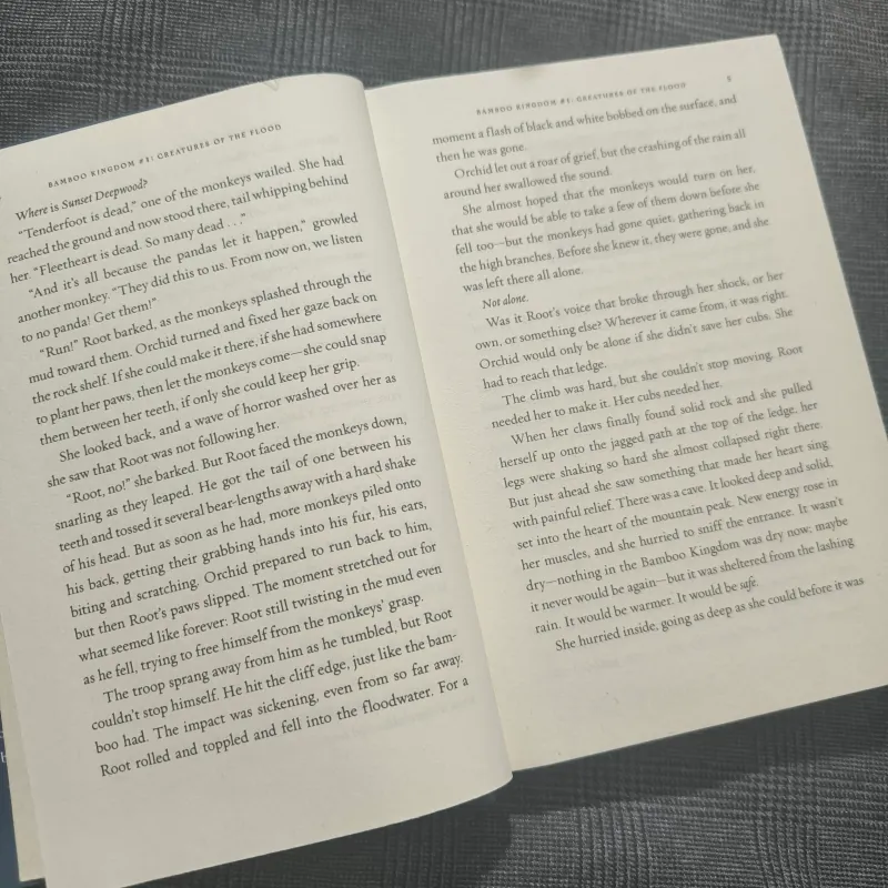 (Hardcover) Bamboo Kingdom - Book 1: Creatures of the flood - Erin Hunter 792043