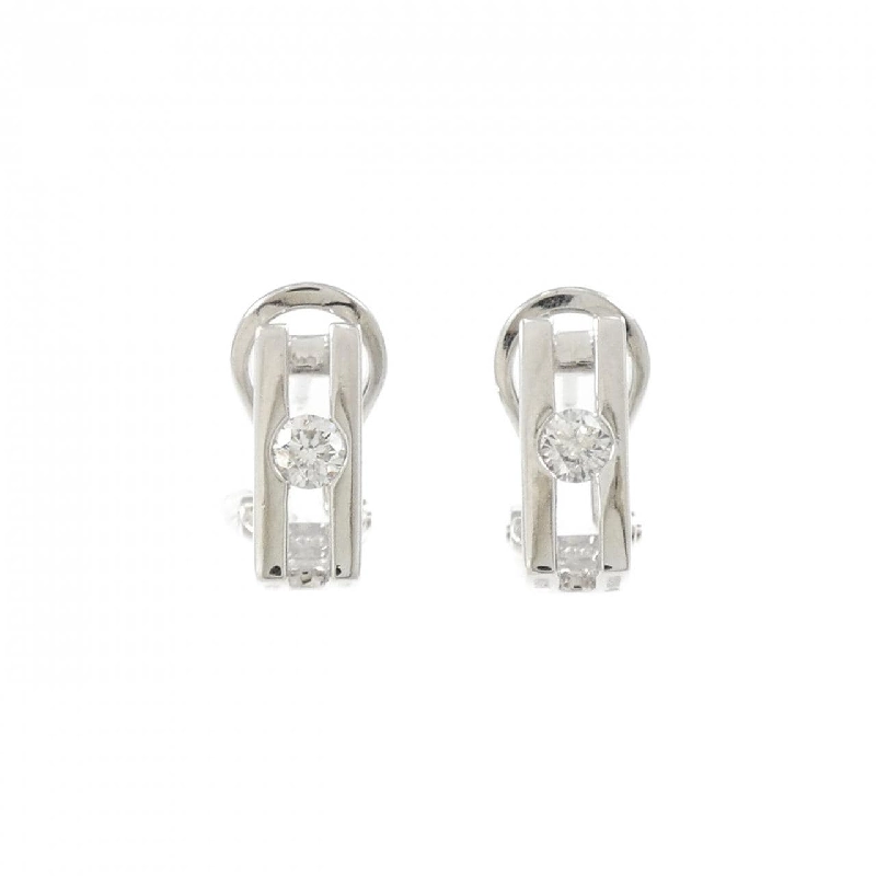 K18WG/PT900/K14WG Bông tai kim cương 0.30CT - Hàng hiệu Authentic 867897