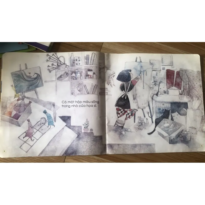 Sách tranh thiếu nhi- Màu vàng ở đâu?  1003994