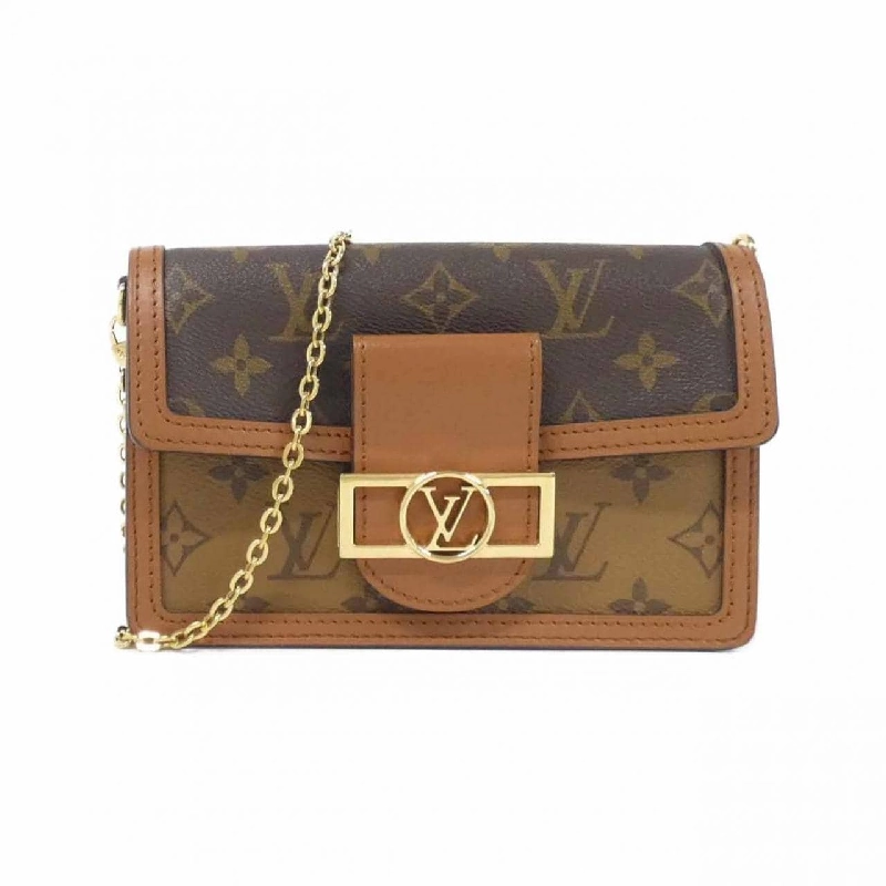 Louis Vuitton Monogram Reverse Portefeuille Dauphine M68746 Chain Wallet - Hàng hiệu Authentic 771803