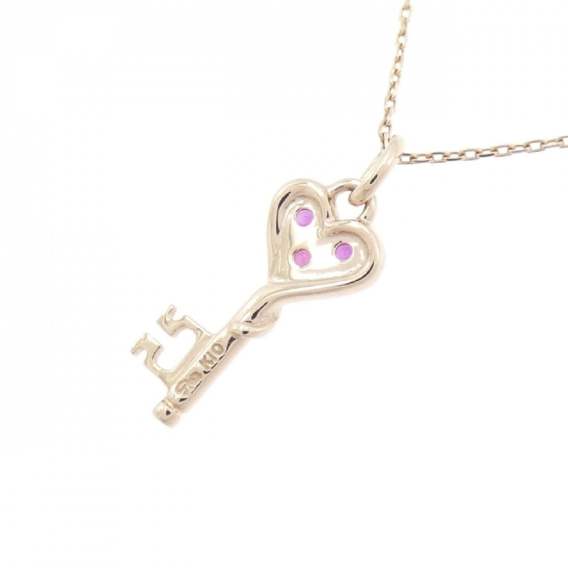 Trang sức Star Jewelry Key×Heart Ruby Necklace - Hàng hiệu Authentic 842620