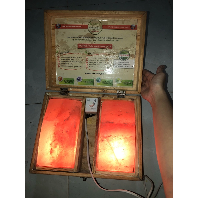 Máy Đá muối Himalaya massage chân FAVO 502120