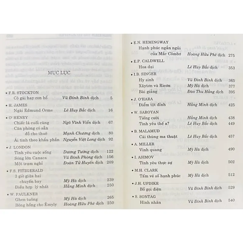 Tập truyện mỹ nhiều tác gia thế giới 594819