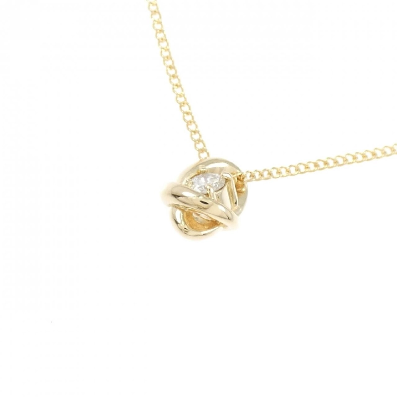 K18YG Dây chuyền kim cương - Hàng hiệu Authentic 858965