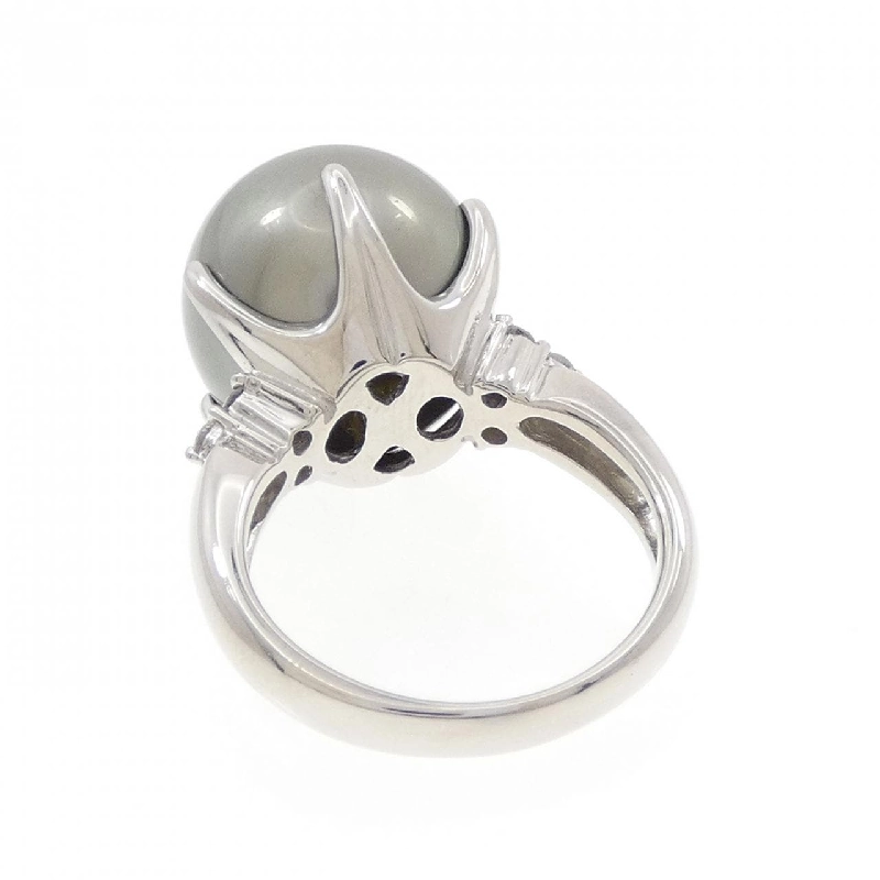 Nhẫn ngọc trai đen PT900 14.6mm - Hàng hiệu Authentic 851174